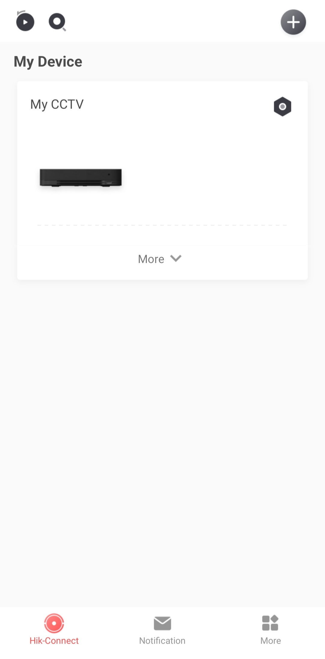 Your CCTV system on the Hik Connect app